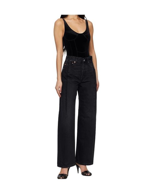 Vetements Black Non-Stretch Jeans for men