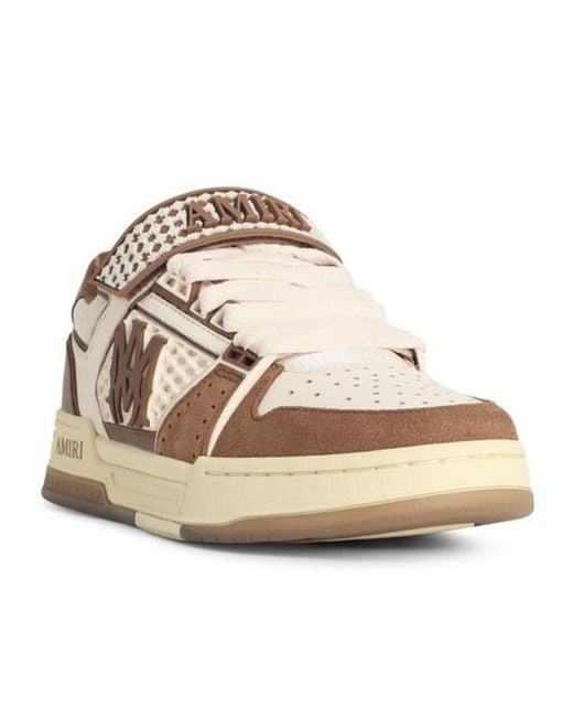Amiri Natural Ma Skyline Lace-Up Sneakers for men