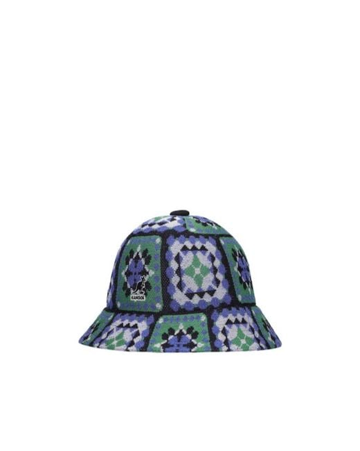 Kangol Blue Logo Casual Fisherman Hat for men