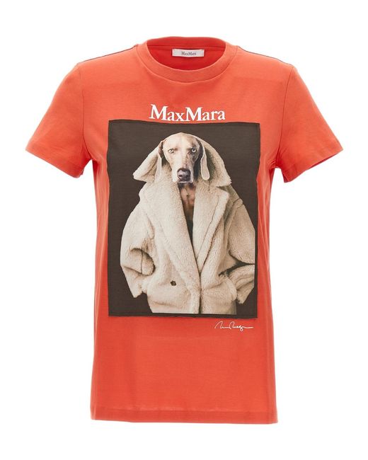 Max Mara Red 'valido' T-shirt