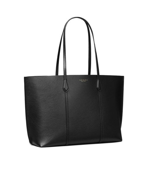 Tory Burch Black Minimalist Solid-Color Handbag