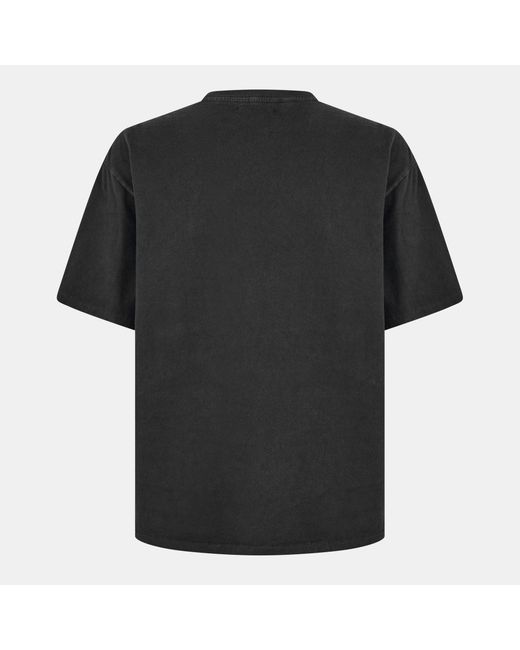 GALLERY DEPT. Black Micro Logo T-Shirt for men