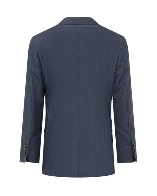Tom Ford Blue Single-Breasted Blazer for men