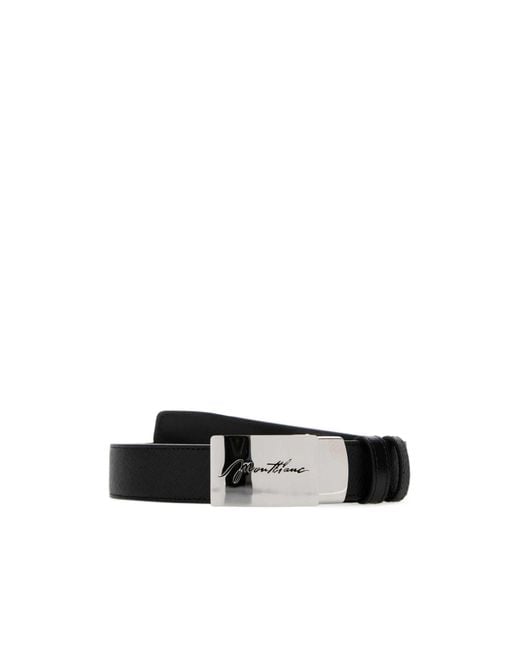 Montblanc Black Reversible Belt for men