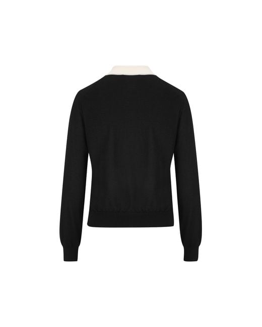 Céline Black Polo Sweater