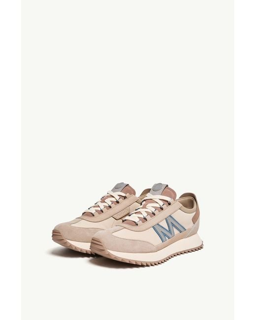 Moncler Pink Pacey 2 Lace-Up Sneakers for men