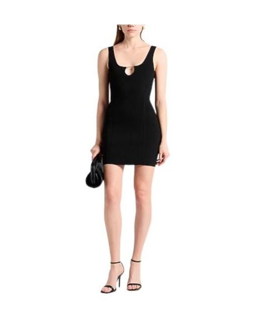 Jacquemus Black Sleeveless Knit Dress