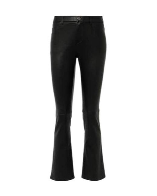 Stouls Black Dean Leather Pants