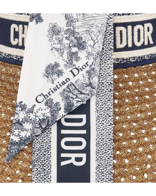 Dior Metallic Iviera D-Ocean Visor With Mitzah