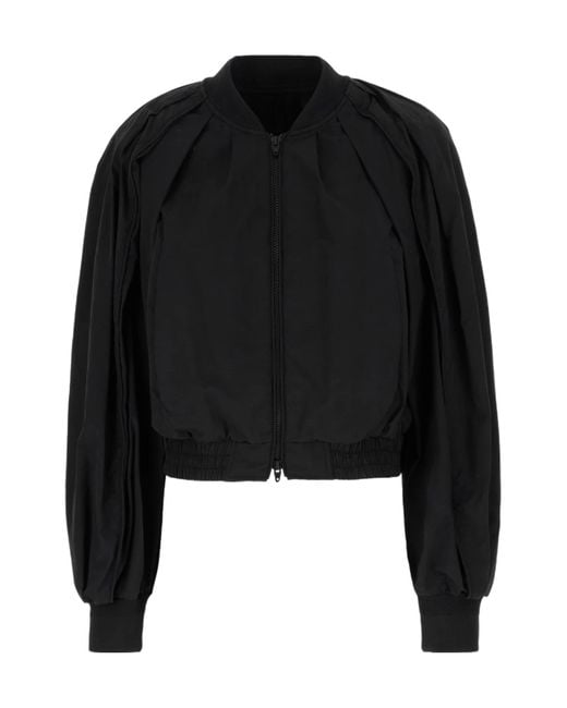 Juun.J Black Zip-Up Casual Jacket