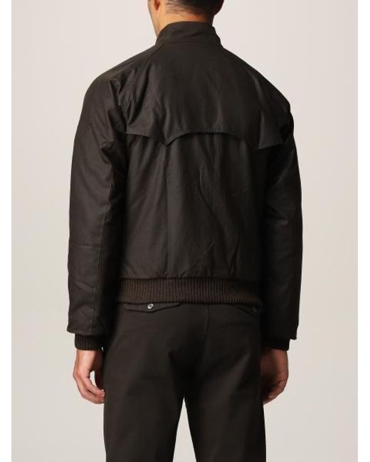 Barbour Black Bomber Jackets for men
