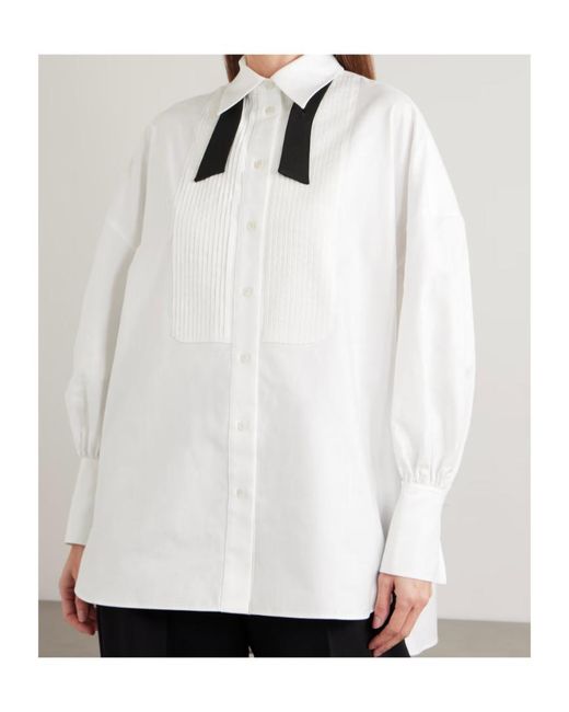 Joseph White Ferrus Tie-Detail Shirt