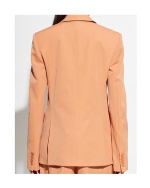 Stella McCartney Orange Blazer With Double Vent