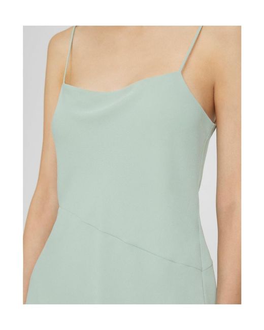 Theory Green Asymmetric Camisole Top