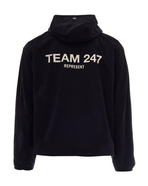 Represent Blue Long-Sleeved Casual Jacket for men