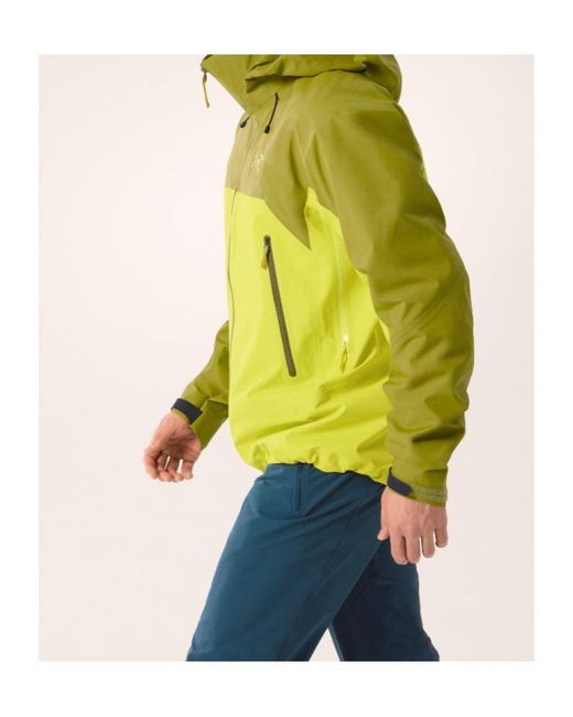 Arc'teryx Yellow Beta Ar Jacket for men