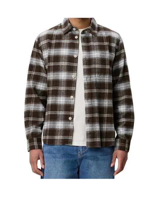 Les Deux Green Plaid Shirt for men