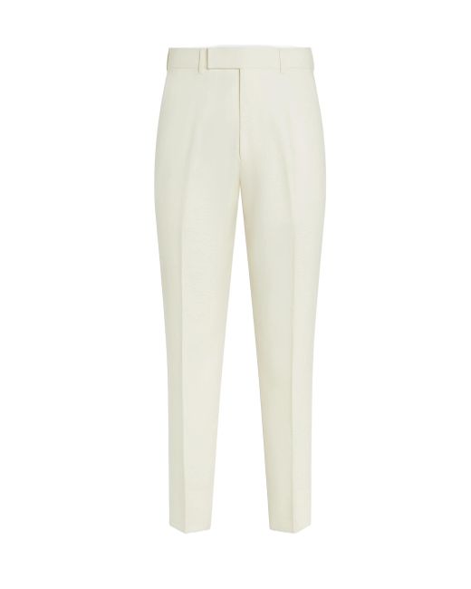Zegna Natural Oasi Lino Casual Pants for men