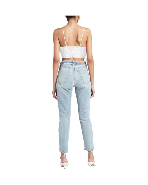 Chloé White Solid Color Tops