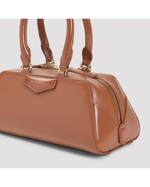 Givenchy Brown Mini Antigona Cube East-West Bag