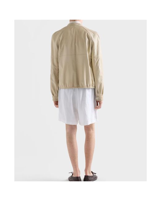 Prada Natural Nappa Leather Jacket for men