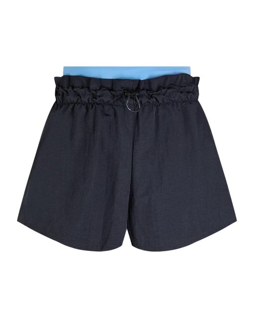 Off-White c/o Virgil Abloh Blue Nylon Shorts