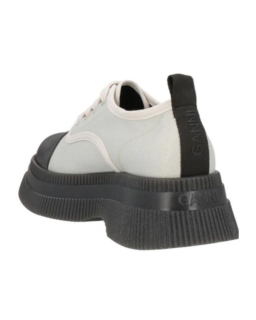 Ganni Multicolor Fashion Versatile Platform Casual Shoes