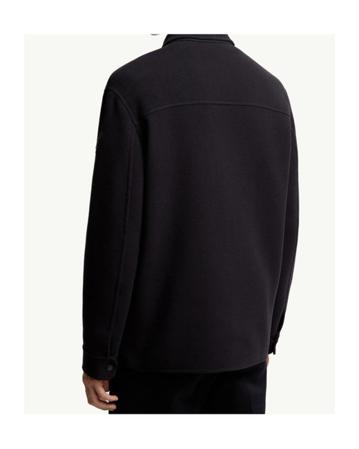 Moncler Blue Tagnit Reversible Shirt Jacket for men