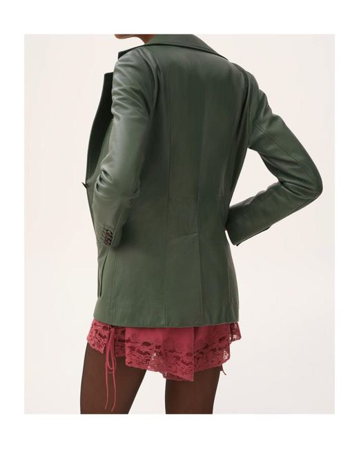 Chloé Green Leather Jacket