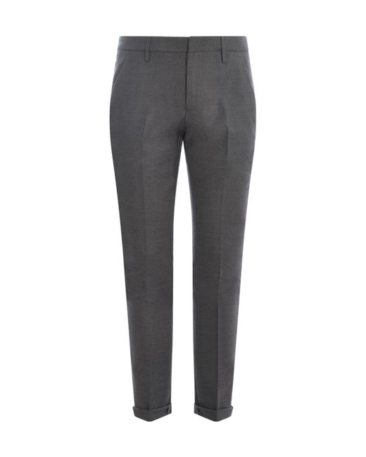 Dondup Gray Gaubert Stretched Pants for men