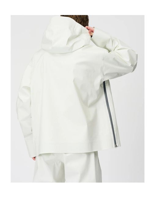 Goldwin White Hooded Jacket for men