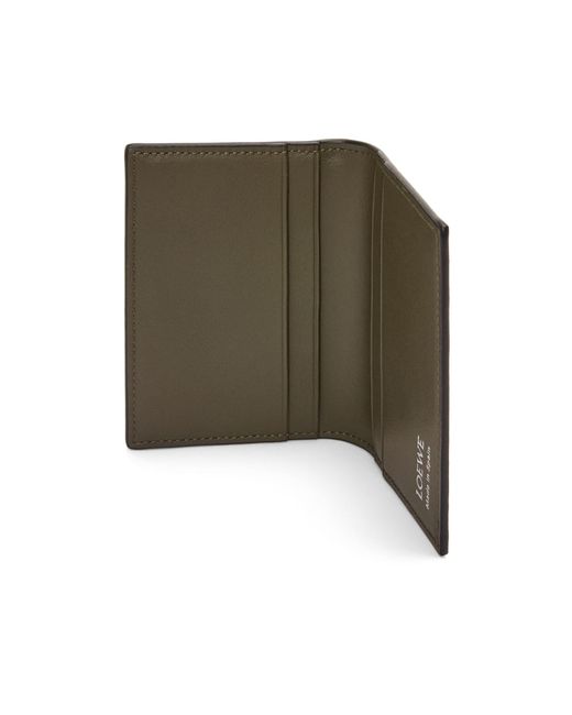 Loewe Black Slim Bifold Cardholder for men