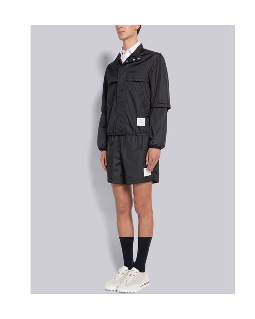 Thom Browne White Tech Runner Low-Top Sneakers for men