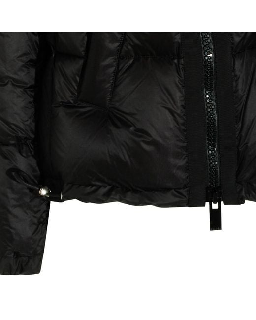 Sacai Blue Zip-Up Quilted Puffer Jacket