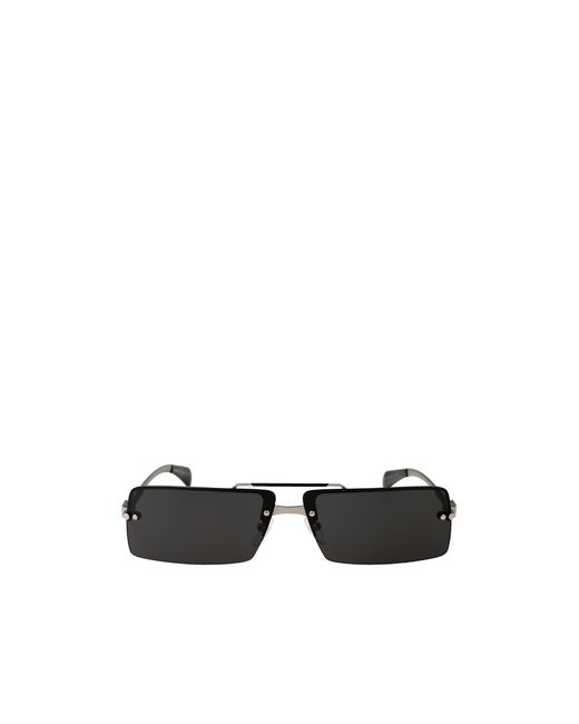 Ferragamo White Ferragamo Eyewear Aviator Sunglasses