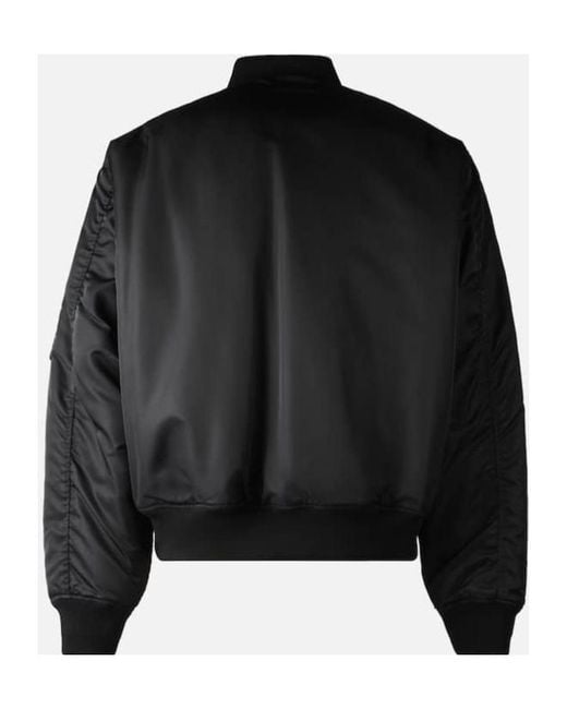 Hogan Black Zip-Up Long-Sleeved Reversible Jacket