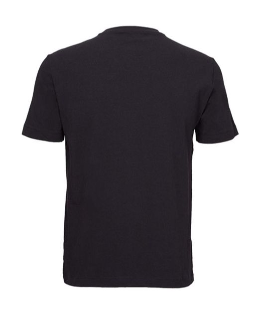 EA7 Black Round-Necked T-Shirt for men