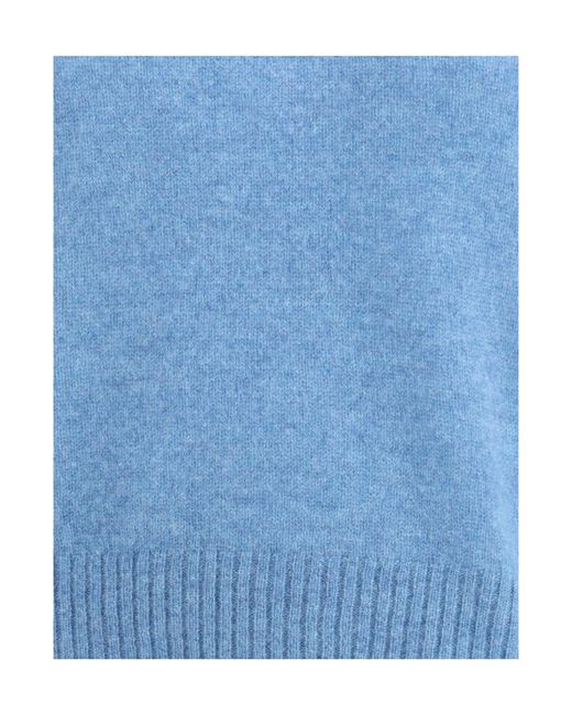 Marni Blue Open Back Crewneck Jumper