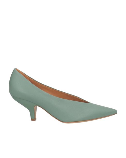 Maison Margiela Green Pumps Courts