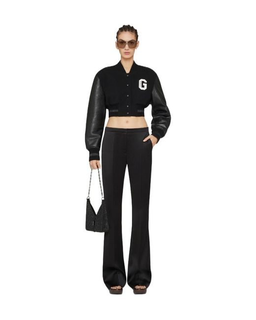 Givenchy Black High-Waisted Flared Pants