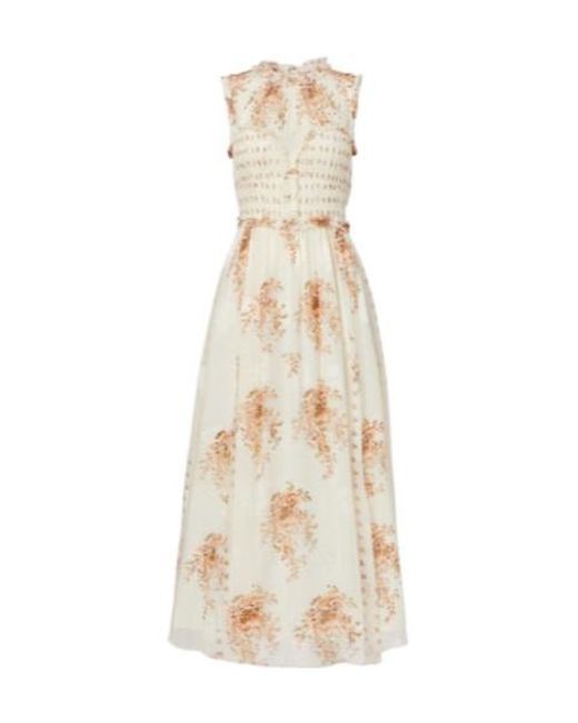 Ulla Johnson Natural Printed Dress