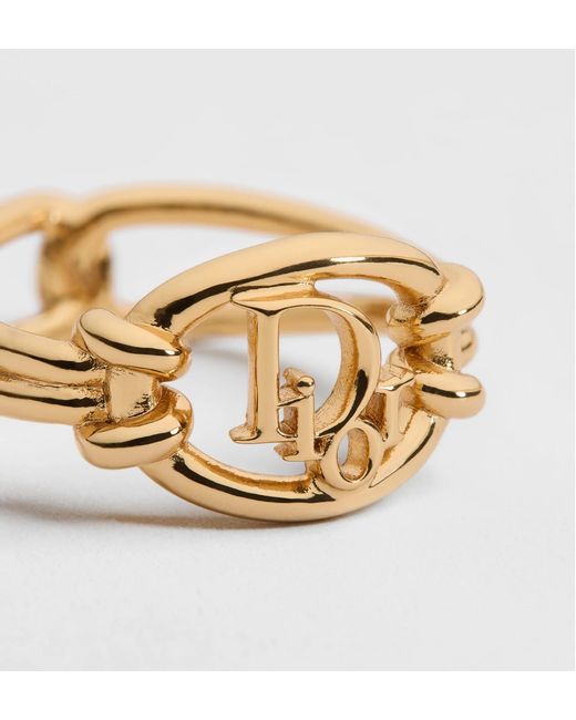 Dior Metallic Oblique Ring