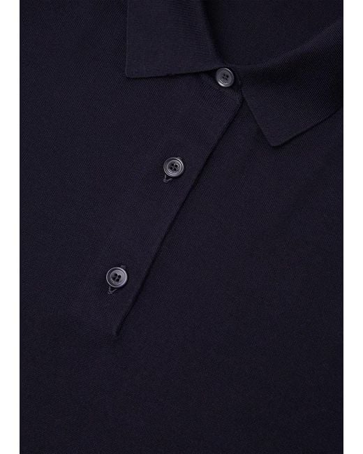 Loro Piana Blue Regular Fit Polo Shirt