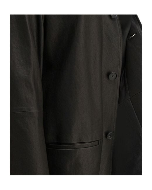 Auralee Black Leather Jacket