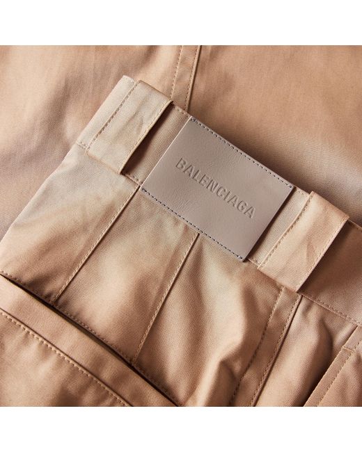 Balenciaga Natural Wide Leg Trousers
