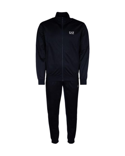 EA7 Blue Logo Casual Wear Set for men