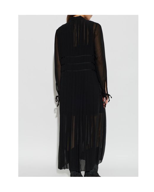 AllSaints Black Long Sleeve Dress