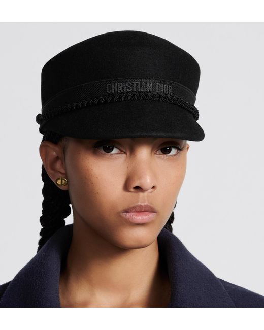 Dior Black Travel Cap