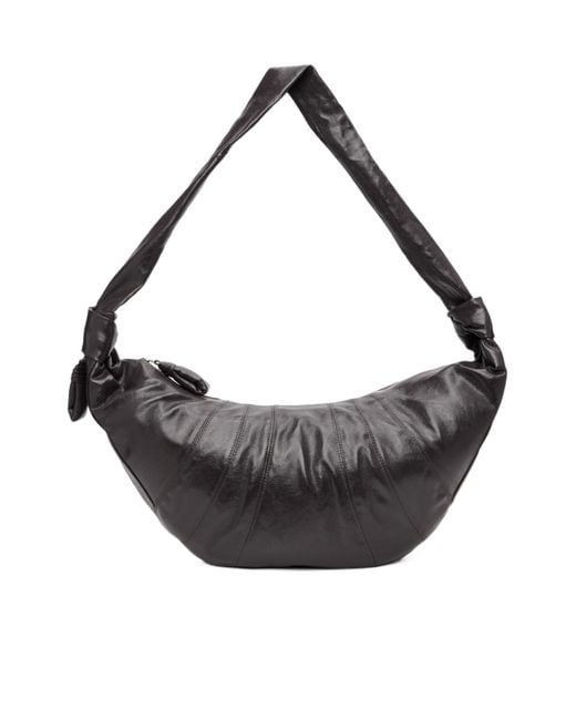 Lemaire Gray Taupe Large Croissant Bag