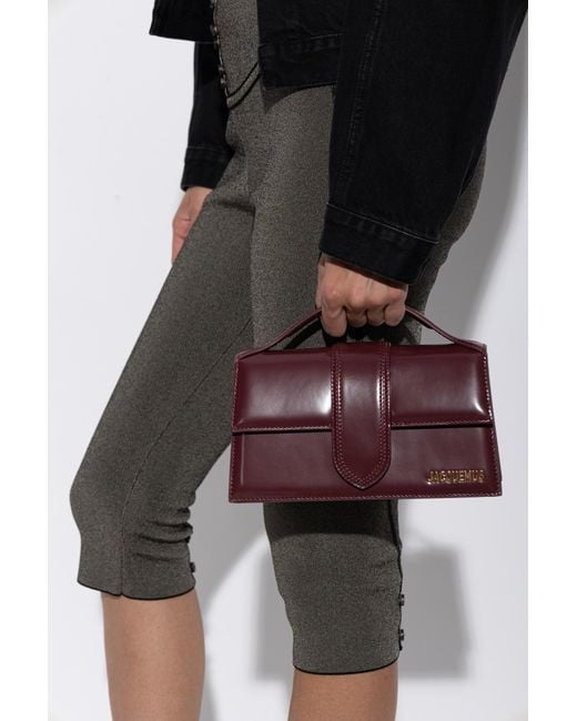 Jacquemus Purple Logo Shoulder Bag